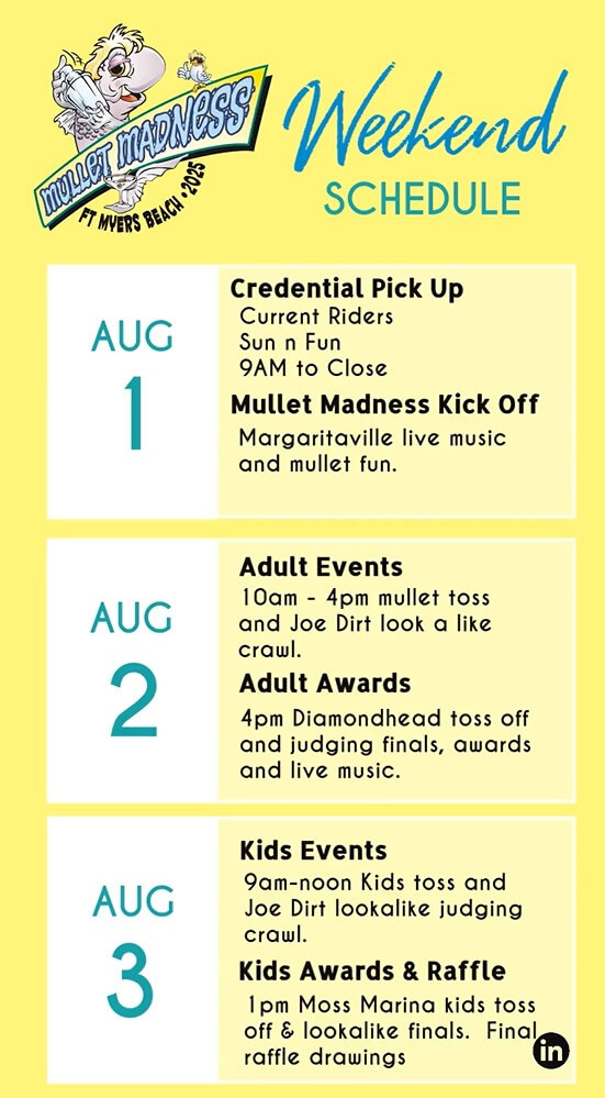 mullet toss kids awards