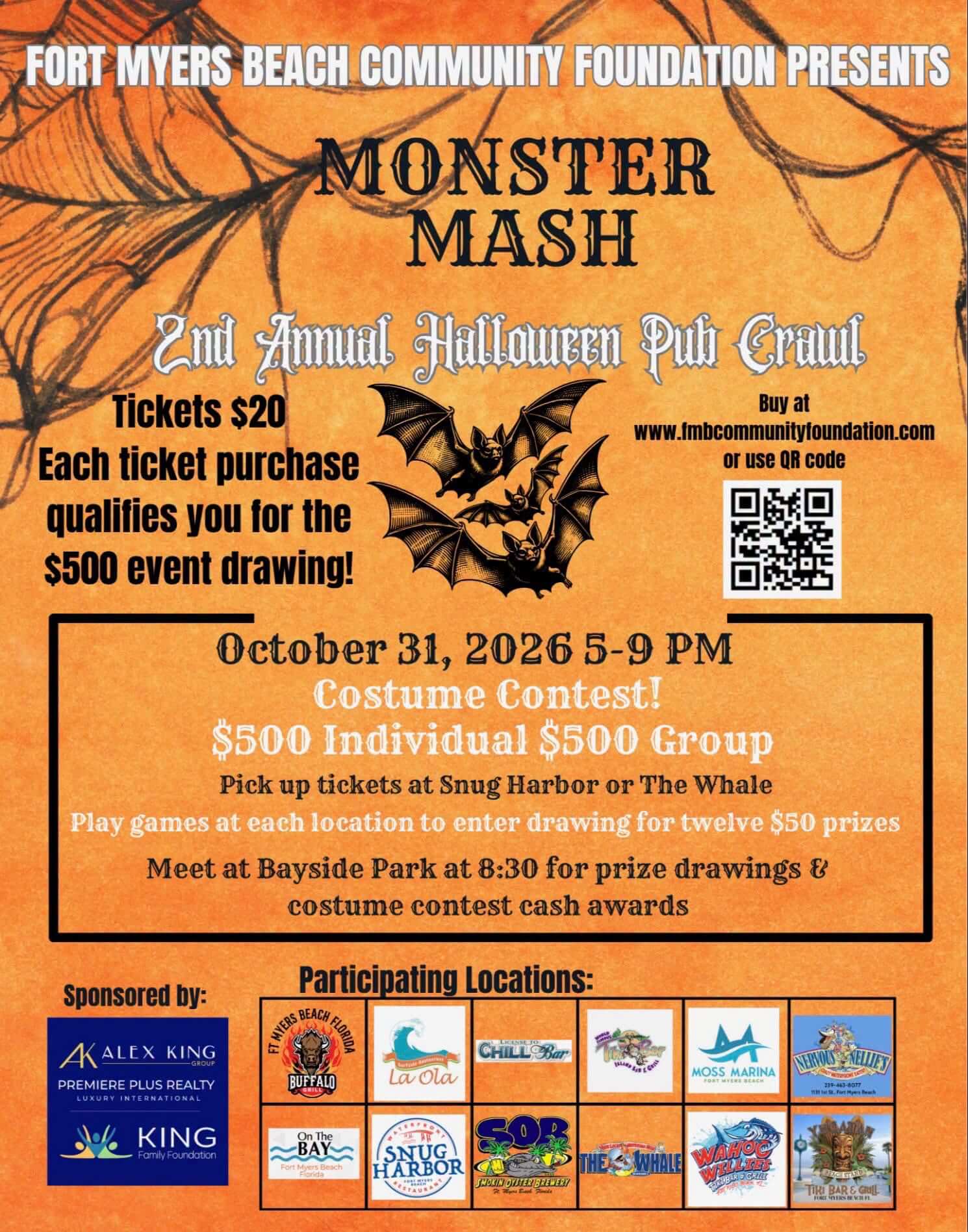 Halloween Pub Crawl fort myers beach